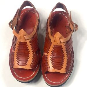 Kid’s Sandals Leather Handmade size 17
